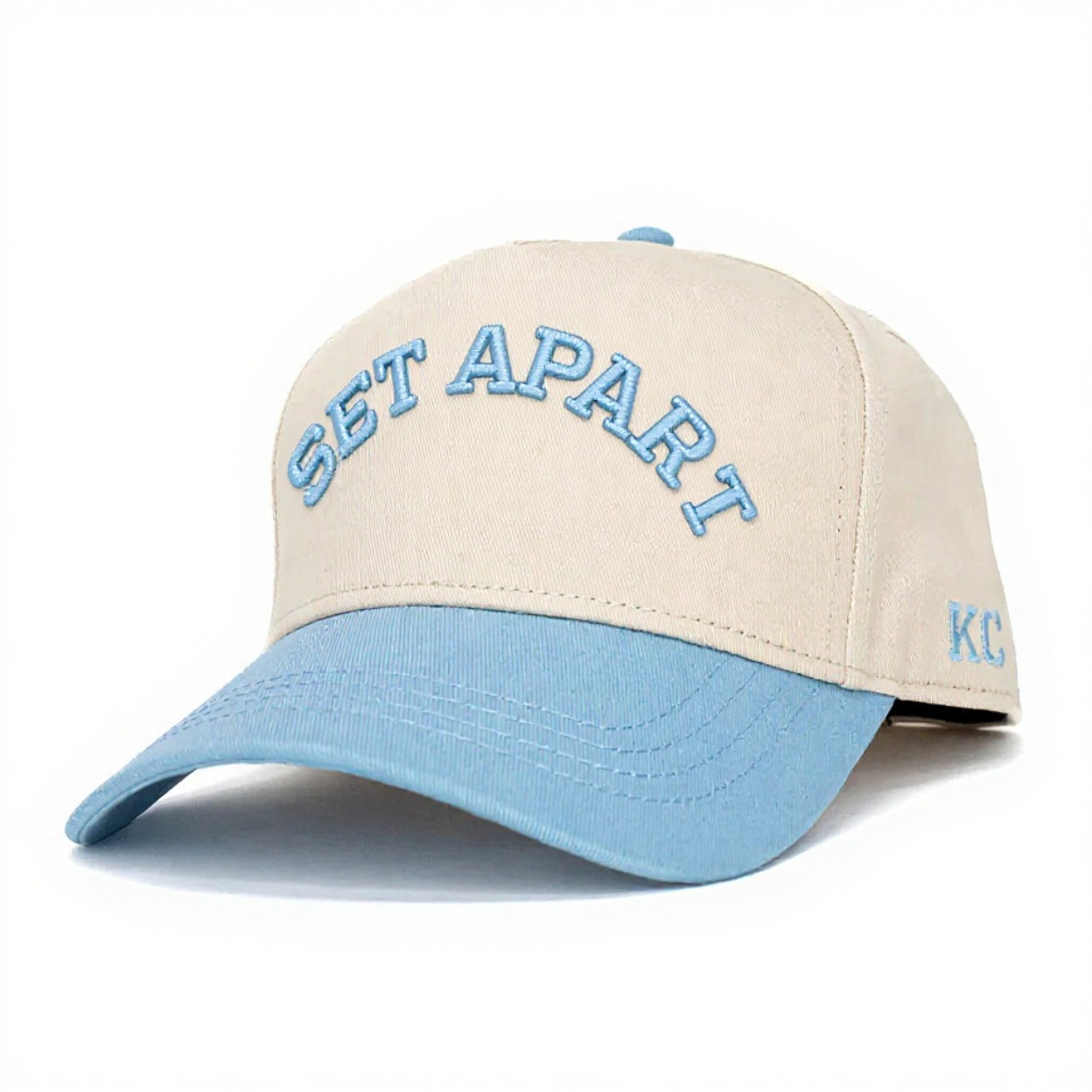 SET APART Snapback - Off-White x Powder Blue