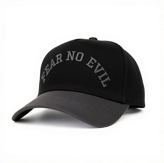 Fear No Evil Snapback - Black X Gray