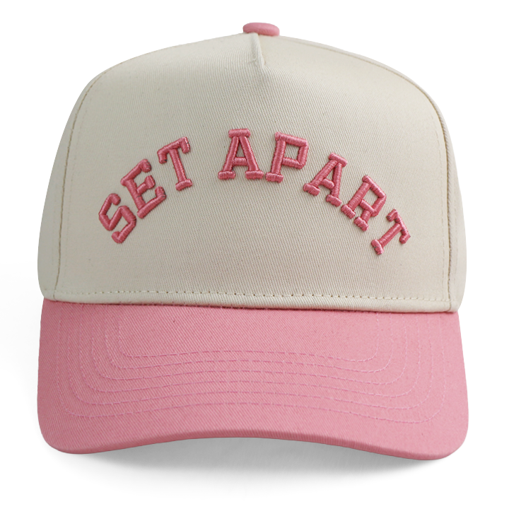 SET APART Snapback - Off-White x Pink