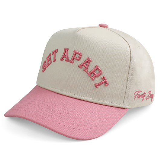 SET APART Snapback - Off-White x Pink