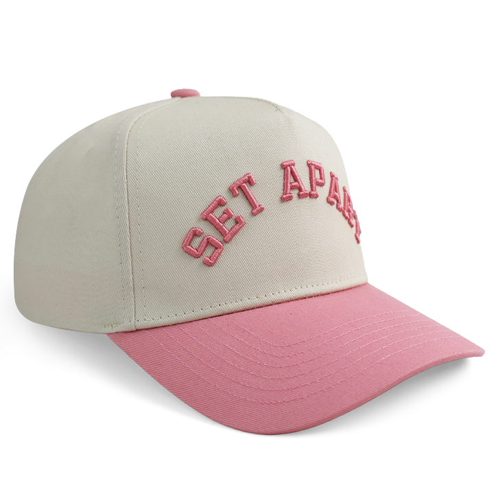 SET APART Snapback - Off-White x Pink