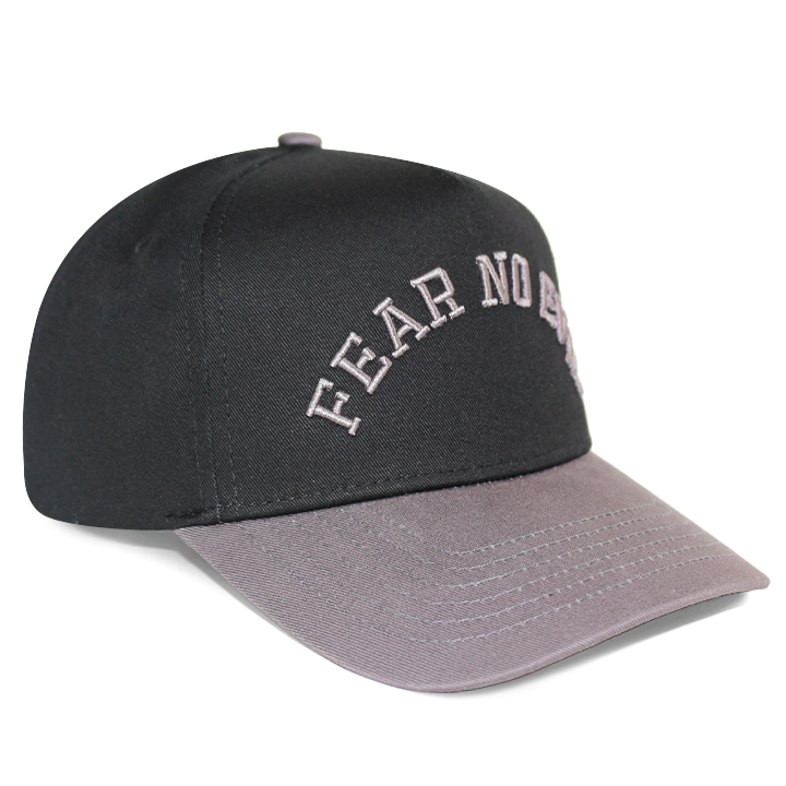 Fear No Evil Snapback - Black X Gray