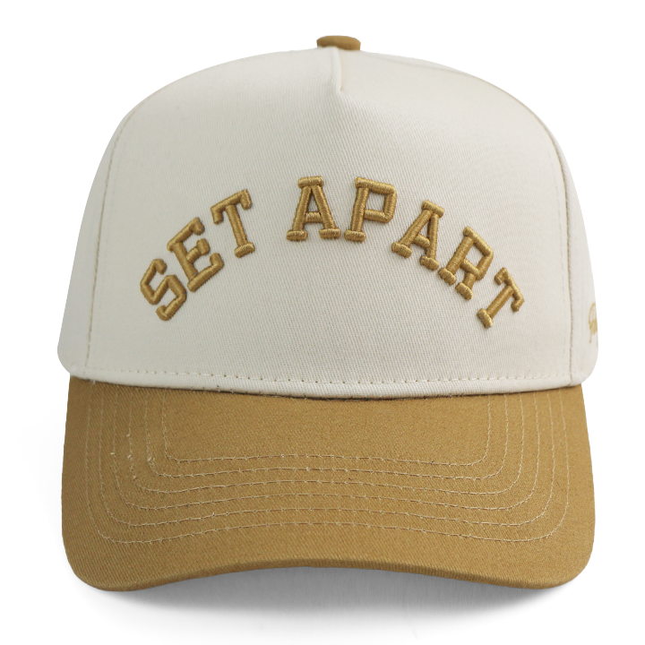 SET APART Snapback - Off-White x Light Brown