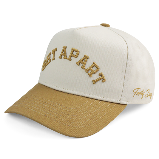 SET APART Snapback - Off-White x Light Brown