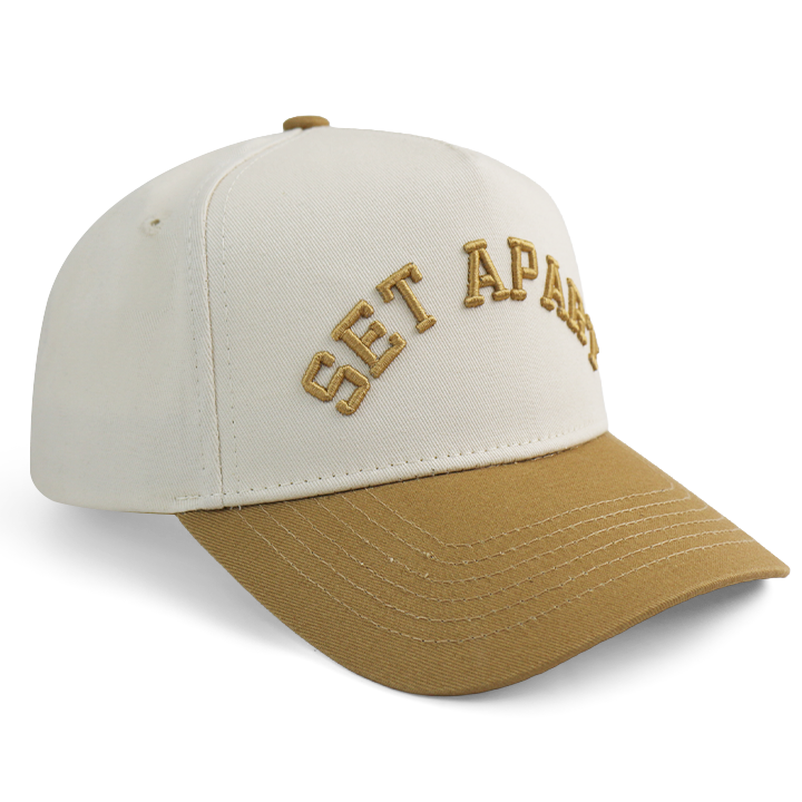 SET APART Snapback - Off-White x Light Brown