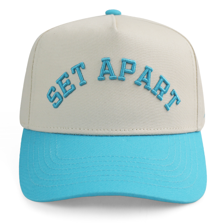 SET APART Snapback - Off-White x Powder Blue