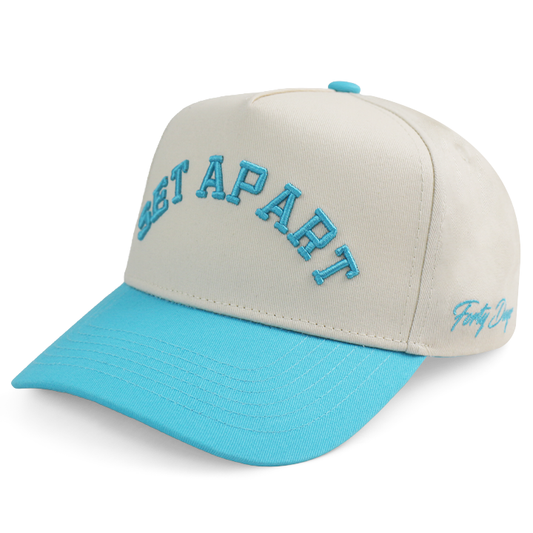 SET APART Snapback - Off-White x Powder Blue