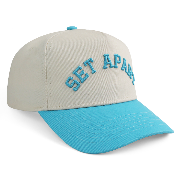 SET APART Snapback - Off-White x Powder Blue