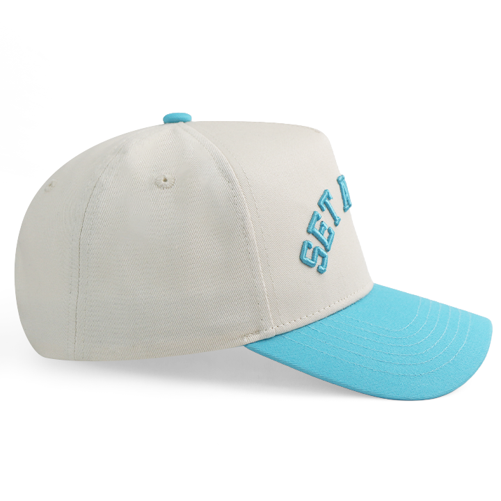 SET APART Snapback - Off-White x Powder Blue