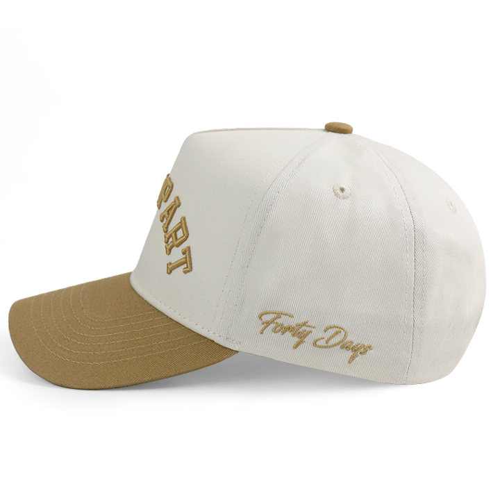 SET APART Snapback - Off-White x Light Brown
