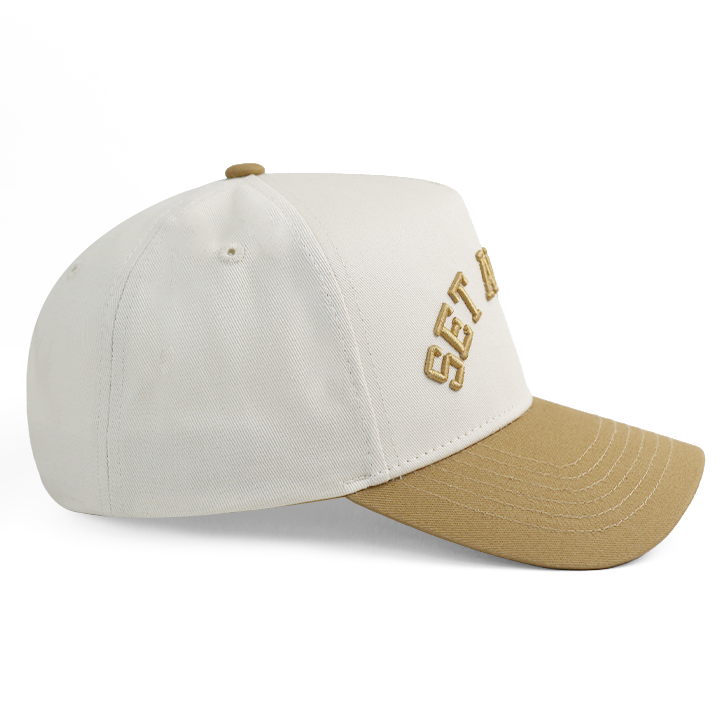SET APART Snapback - Off-White x Light Brown