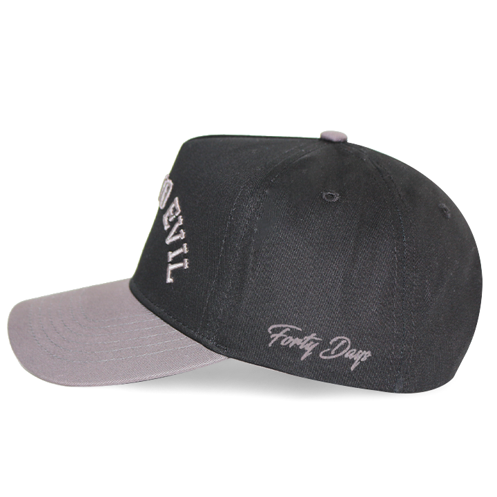 Fear No Evil Snapback - Black X Gray