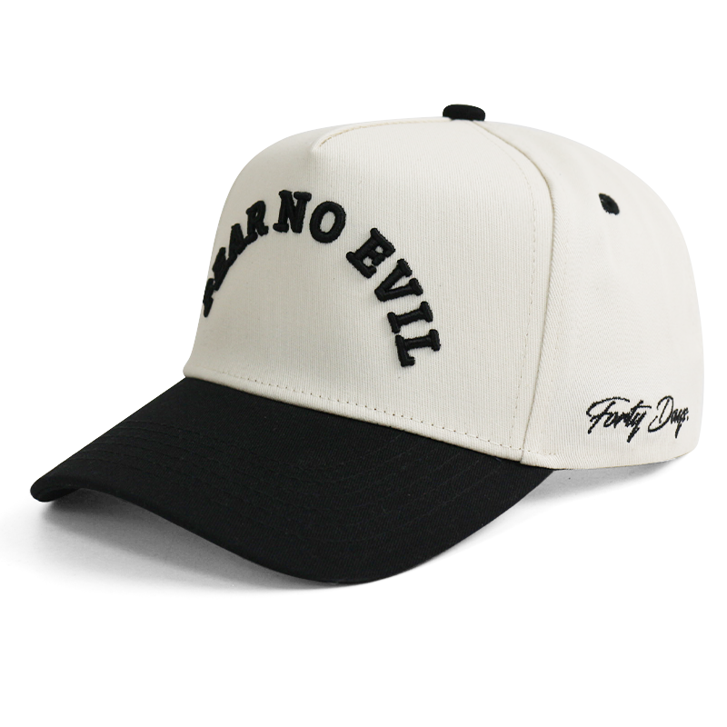 Fear No Evil Snapback - Off-White x Black