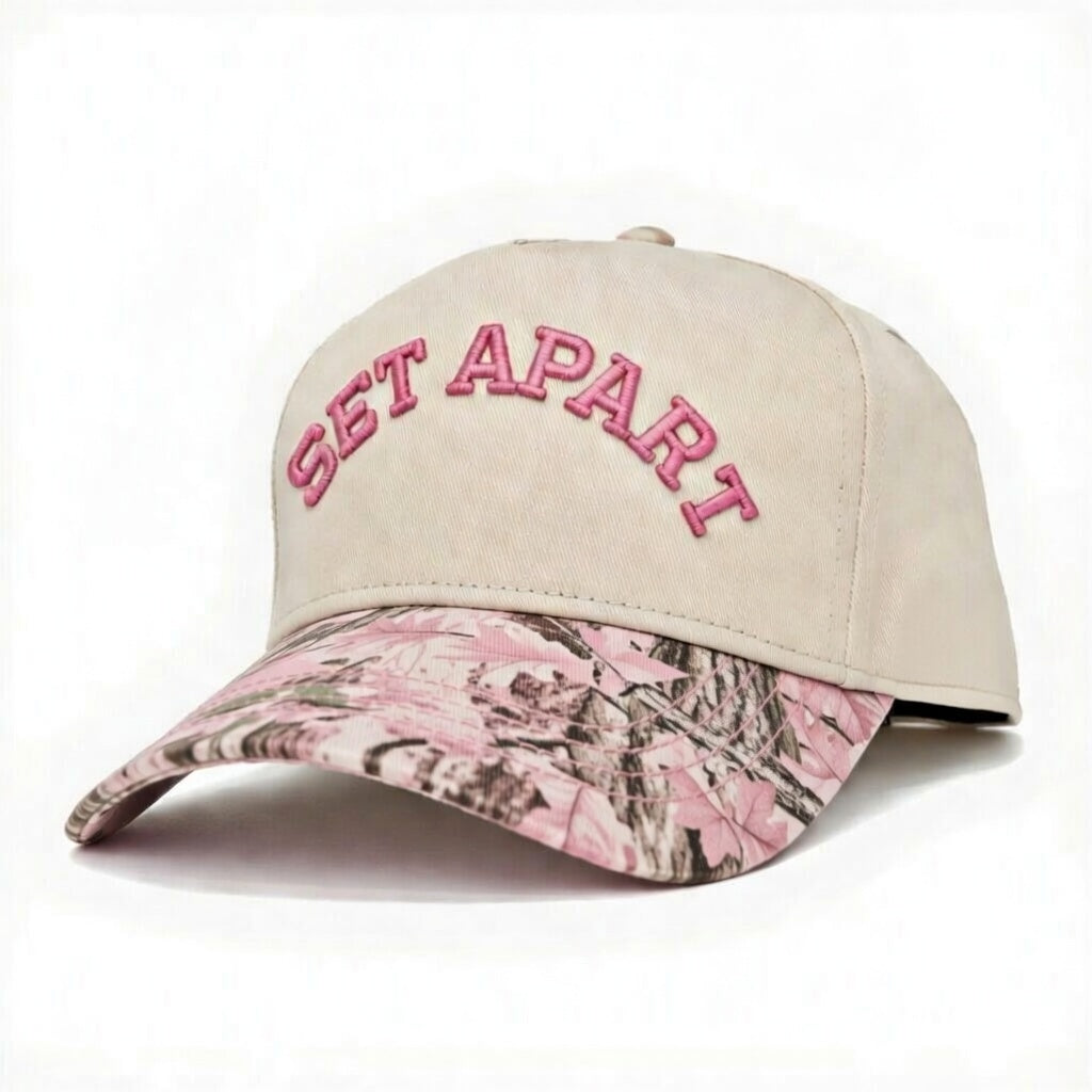 SET APART Snapback - Off-White x Pink Camo