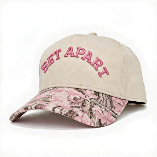 SET APART Snapback - Off-White x Pink Camo